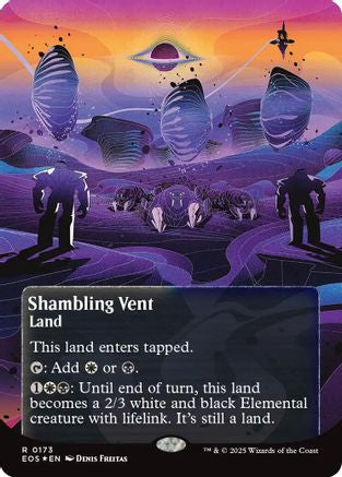 Shambling Vent (0173) (Borderless) (Galaxy Foil)  [Foil]  (EOE-173) - [Edge of Eternities] - Trinity Hobby