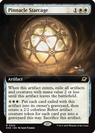 Pinnacle Starcage (Extended Art)  [Foil]  (EOE-322) - [Edge of Eternities] - Trinity Hobby