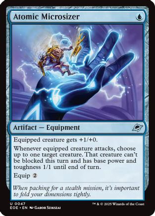 Atomic Microsizer  [Foil]  (EOE-047) - [Edge of Eternities] - Trinity Hobby