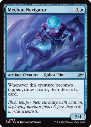 Mechan Navigator  [Foil]  (EOE-064) - [Edge of Eternities] - Trinity Hobby