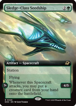 Sledge-Class Seedship (Extended Art)  [Foil]  (EOE-346) - [Edge of Eternities] - Trinity Hobby