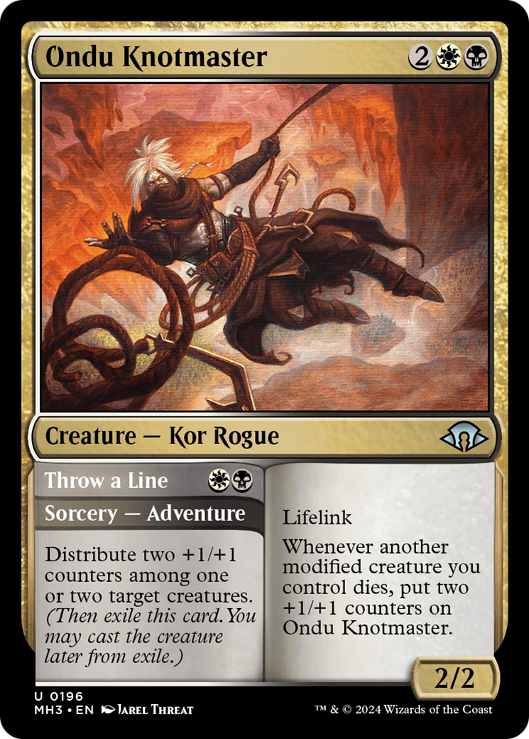 Ondu Knotmaster // Throw a Line [Modern Horizons 3] - Trinity Hobby