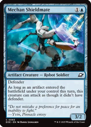 Mechan Shieldmate  [Foil]  (EOE-065) - [Edge of Eternities] - Trinity Hobby