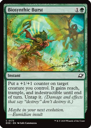 Biosynthic Burst  [Foil]  (EOE-173) - [Edge of Eternities] - Trinity Hobby