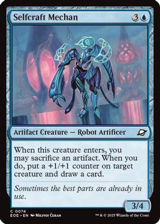 Selfcraft Mechan  [Foil]  (EOE-074) - [Edge of Eternities] - Trinity Hobby