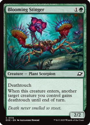 Blooming Stinger  [Foil]  (EOE-174) - [Edge of Eternities] - Trinity Hobby