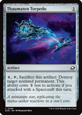 Thaumaton Torpedo  [Foil]  (EOE-246) - [Edge of Eternities] - Trinity Hobby