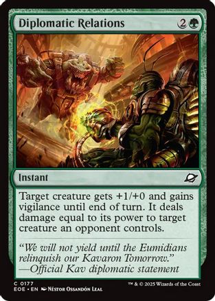 Diplomatic Relations  (EOE-177) - [Edge of Eternities]