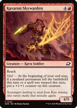 Kavaron Skywarden  [Foil]  (EOE-140) - [Edge of Eternities] - Trinity Hobby