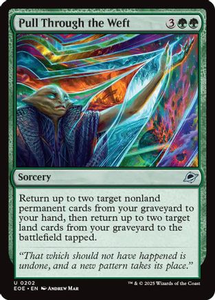 Pull Through the Weft  [Foil]  (EOE-202) - [Edge of Eternities] - Trinity Hobby