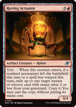 Roving Actuator  [Foil]  (EOE-157) - [Edge of Eternities] - Trinity Hobby