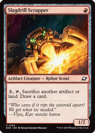 Slagdrill Scrapper  [Foil]  (EOE-160) - [Edge of Eternities] - Trinity Hobby