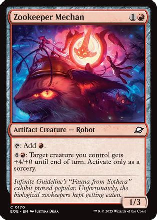 Zookeeper Mechan  [Foil]  (EOE-170) - [Edge of Eternities] - Trinity Hobby