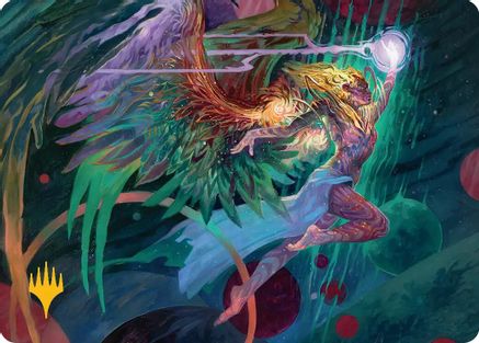 Exalted Sunborn Art Card (Gold-Stamped Signature)  (AAEOE-003) - [Art Series: Edge of Eternities] - Trinity Hobby