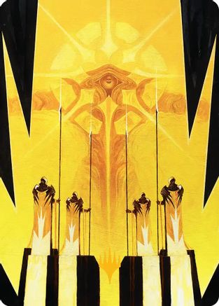 Hardlight Containment Art Card (Gold-Stamped Planeswalker Symbol)  (AAEOE-004) - [Art Series: Edge of Eternities] - Trinity Hobby