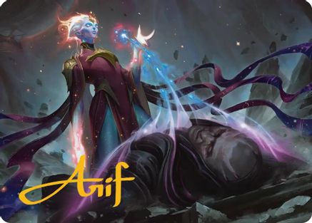 Lightstall Inquisitor Art Card (Gold-Stamped Signature)  (AAEOE-005) - [Art Series: Edge of Eternities] - Trinity Hobby