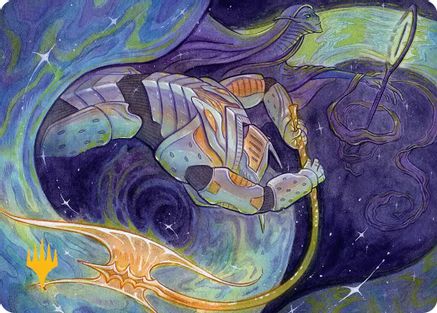 Seam Rip Art Card (Gold-Stamped Planeswalker Symbol)  (AAEOE-006) - [Art Series: Edge of Eternities] - Trinity Hobby