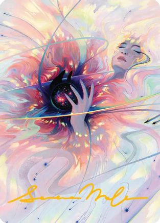 Beyond the Quiet Art Card (Gold-Stamped Signature)  (AAEOE-038) - [Art Series: Edge of Eternities] - Trinity Hobby