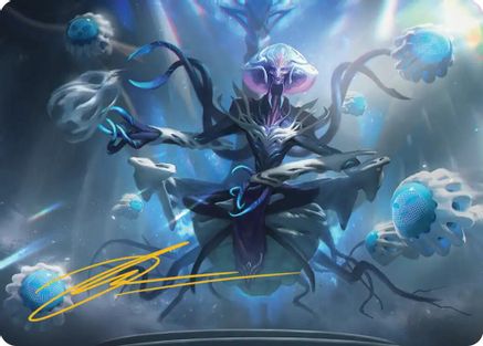 Mm'menon, the Right Hand Art Card (Gold-Stamped Signature)  (AAEOE-008) - [Art Series: Edge of Eternities] - Trinity Hobby