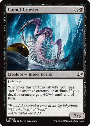 Comet Crawler  [Foil]  (EOE-092) - [Edge of Eternities] - Trinity Hobby