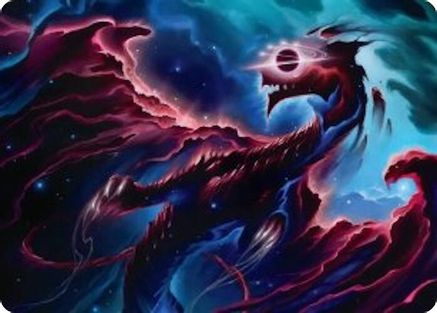 Nova Hellkite Art Card (18/54)  (AAEOE-018) - [Art Series: Edge of Eternities] - Trinity Hobby