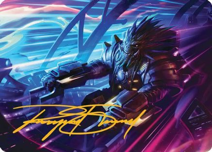 Tannuk, Steadfast Second Art Card (Gold-Stamped Signature)  (AAEOE-019) - [Art Series: Edge of Eternities] - Trinity Hobby