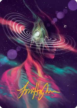 Terrasymbiosis Art Card (Gold-Stamped Signature)  (AAEOE-041) - [Art Series: Edge of Eternities] - Trinity Hobby