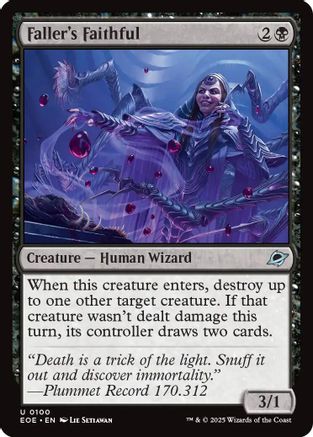 Faller's Faithful  [Foil]  (EOE-100) - [Edge of Eternities] - Trinity Hobby