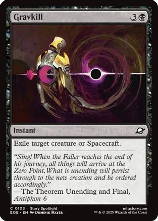 Gravkill  [Foil]  (EOE-103) - [Edge of Eternities] - Trinity Hobby