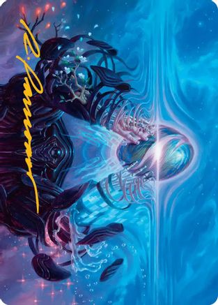 The Endstone Art Card (Gold-Stamped Signature)  (AAEOE-028) - [Art Series: Edge of Eternities] - Trinity Hobby