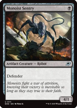 Monoist Sentry  [Foil]  (EOE-111) - [Edge of Eternities] - Trinity Hobby