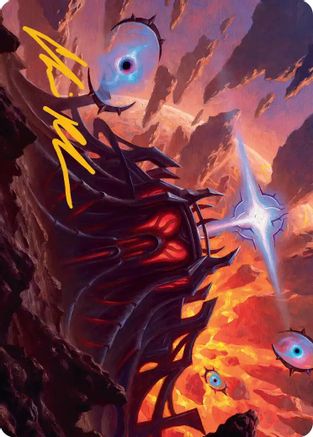 Secluded Starforge Art Card (Gold-Stamped Signature)  (AAEOE-032) - [Art Series: Edge of Eternities] - Trinity Hobby