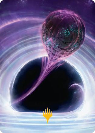 Susur Secundi, Void Altar Art Card (Gold-Stamped Planeswalker Symbol)  (AAEOE-033) - [Art Series: Edge of Eternities] - Trinity Hobby