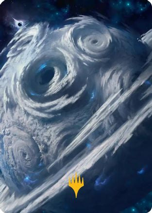 Uthros, Titanic Godcore Art Card (Gold-Stamped Planeswalker Symbol)  (AAEOE-034) - [Art Series: Edge of Eternities] - Trinity Hobby