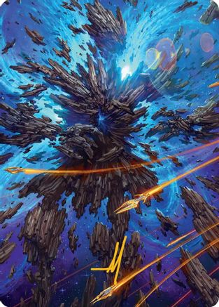 Celestial Colonnade Art Card (Gold-Stamped Signature)  (AAEOE-044) - [Art Series: Edge of Eternities] - Trinity Hobby