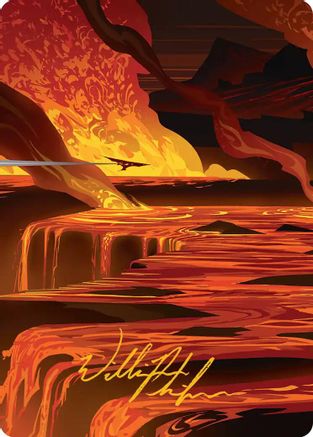 Blast Zone Art Card (Gold-Stamped Signature)  (AAEOE-048) - [Art Series: Edge of Eternities] - Trinity Hobby