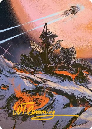 Petrified Field Art Card (Gold-Stamped Signature)  (AAEOE-052) - [Art Series: Edge of Eternities] - Trinity Hobby