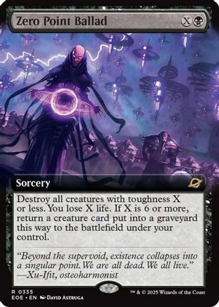 Zero Point Ballad (Extended Art)  (EOE-335) - [Edge of Eternities] - Trinity Hobby