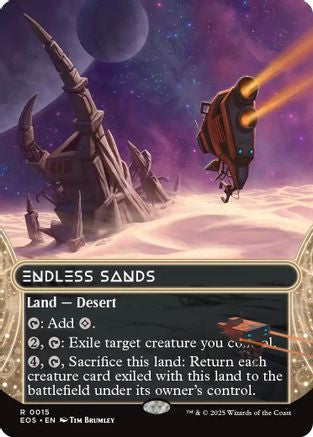 Endless Sands (0008) (Borderless)  (EOS-015) - [Edge of Eternities: Stellar Sights] - Trinity Hobby