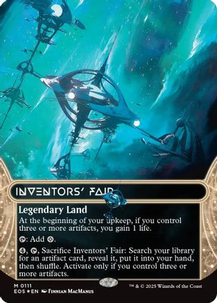 Inventors' Fair (0111) (Borderless) (Galaxy Foil)  [Foil]  (EOS-111) - [Edge of Eternities: Stellar Sights] - Trinity Hobby