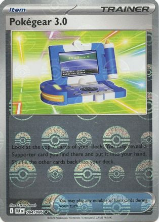 Pokegear 3.0 (Poke Ball Pattern)  - (084) Holofoil [SV Black Bolt] - Trinity Hobby