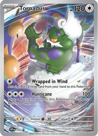 Tornadus - 210  - (210) Holofoil [SV Scarlet & Violet Promo Cards] - Trinity Hobby