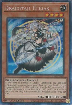 Dracotail Lukias (CR) [JUSH-EN001] - Justice Hunters 1st Edition - Collector's Rare - Trinity Hobby