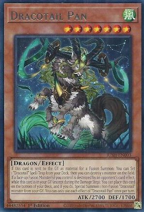 Dracotail Pan [JUSH-EN003] - Justice Hunters 1st Edition - Rare - Trinity Hobby