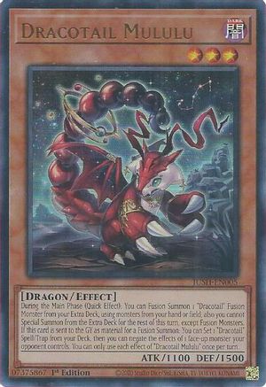 Dracotail Mululu [JUSH-EN005] - Justice Hunters 1st Edition - Ultra Rare - Trinity Hobby