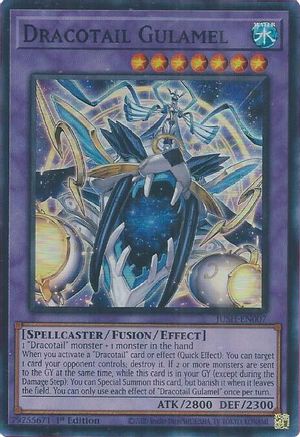 Dracotail Gulamel (Super Rare) [JUSH-EN007] - Justice Hunters 1st Edition - Super Rare - Trinity Hobby