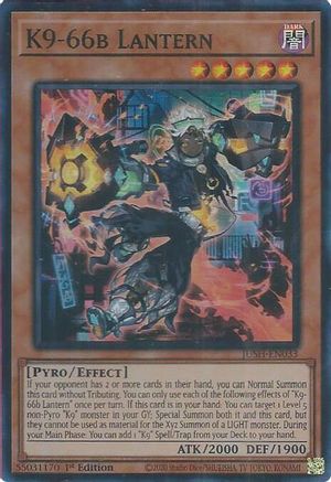 K9-66b Lantern [JUSH-EN033] - Justice Hunters 1st Edition - Super Rare - Trinity Hobby