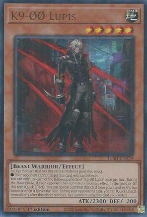 K9-00 Lupis [JUSH-EN034] - Justice Hunters 1st Edition - Ultra Rare - Trinity Hobby
