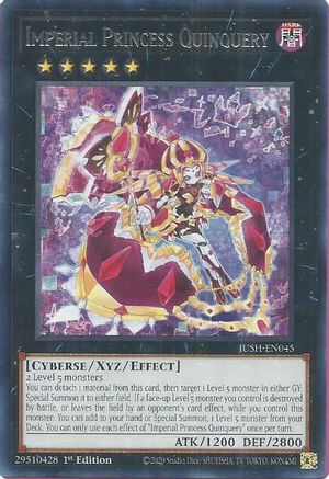 Imperial Princess Quinquery [JUSH-EN045] - Justice Hunters 1st Edition - Rare - Trinity Hobby