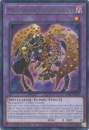 Millennium-Eyes Restrict [JUSH-EN047] - Justice Hunters 1st Edition - Rare - Trinity Hobby